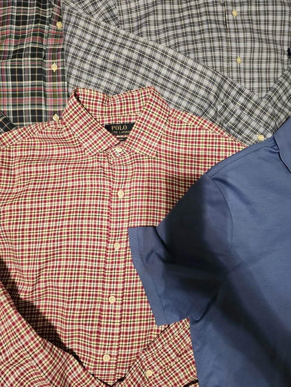 POLO Ralph Lauren Thomas Dean John Varvatos Mens Large 8 Shirt Lot Like New!